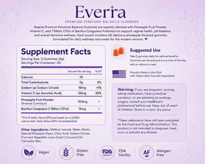 Everra Daily Balance Gummies